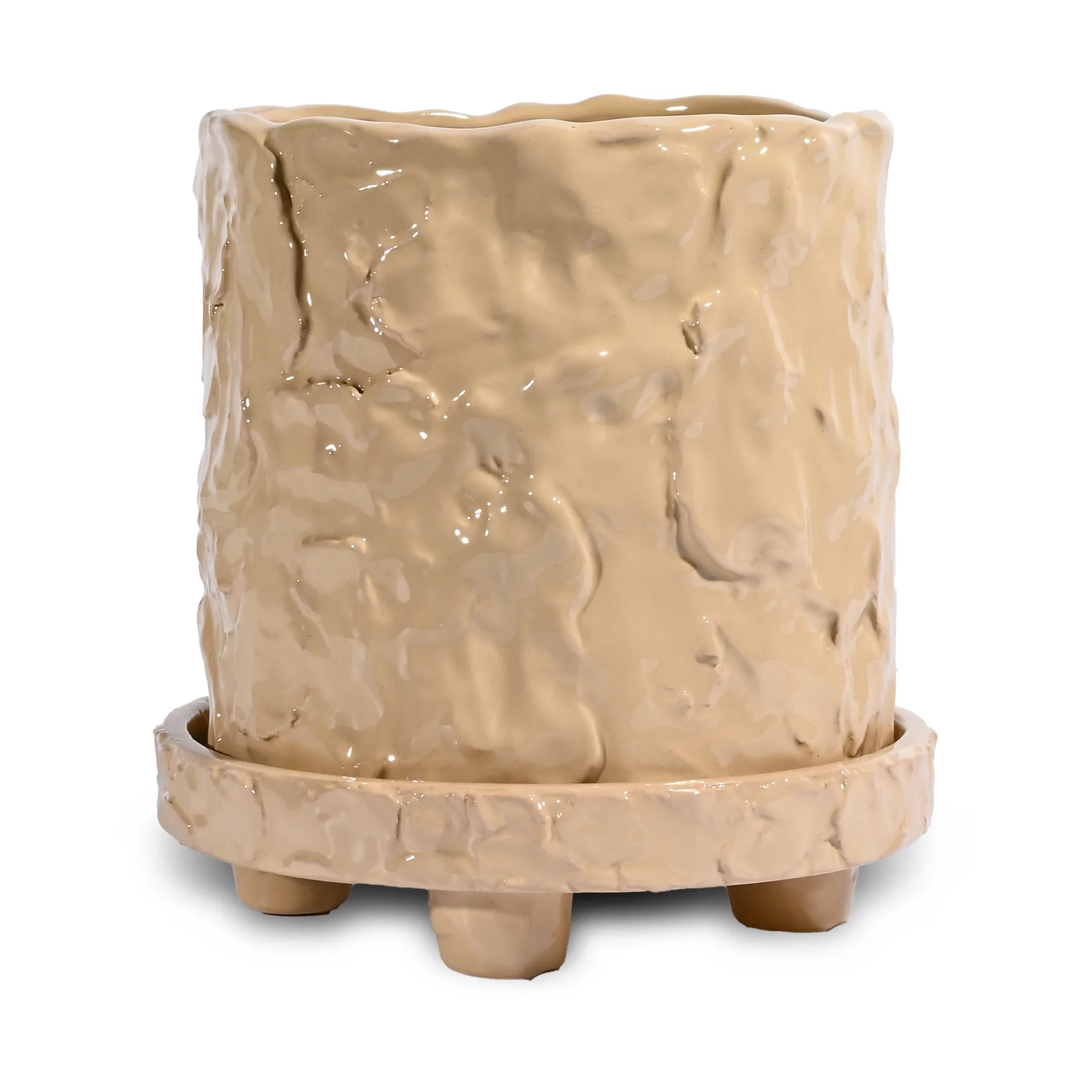 Muddy 小号花盆 直径17.5cm, 米色 Byon