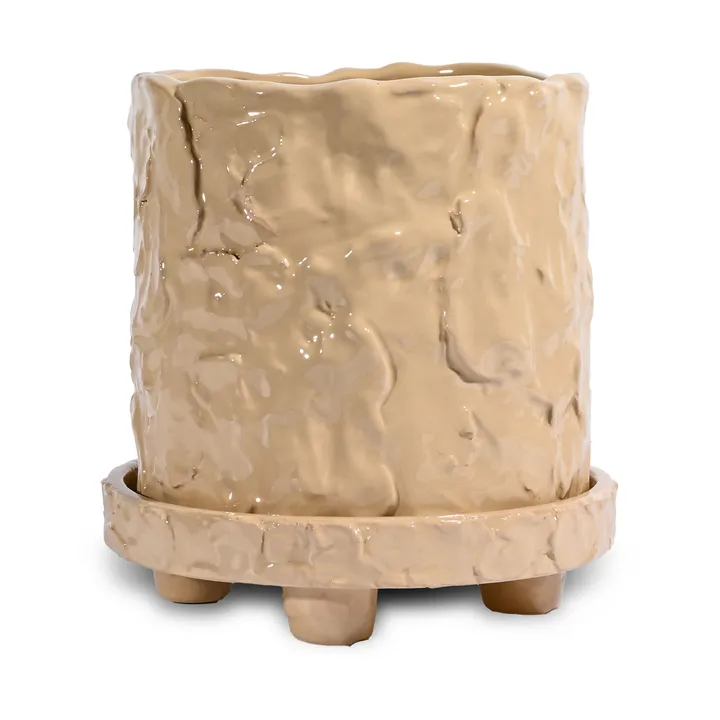 Muddy 小号花盆 直径17.5cm - 米色 - Byon