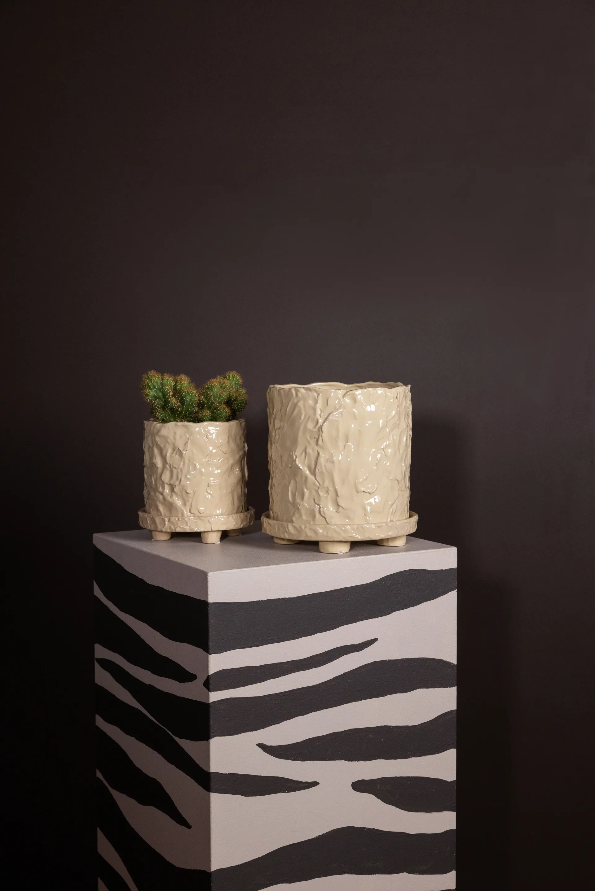 Muddy 小号花盆 直径17.5cm, 米色 Byon