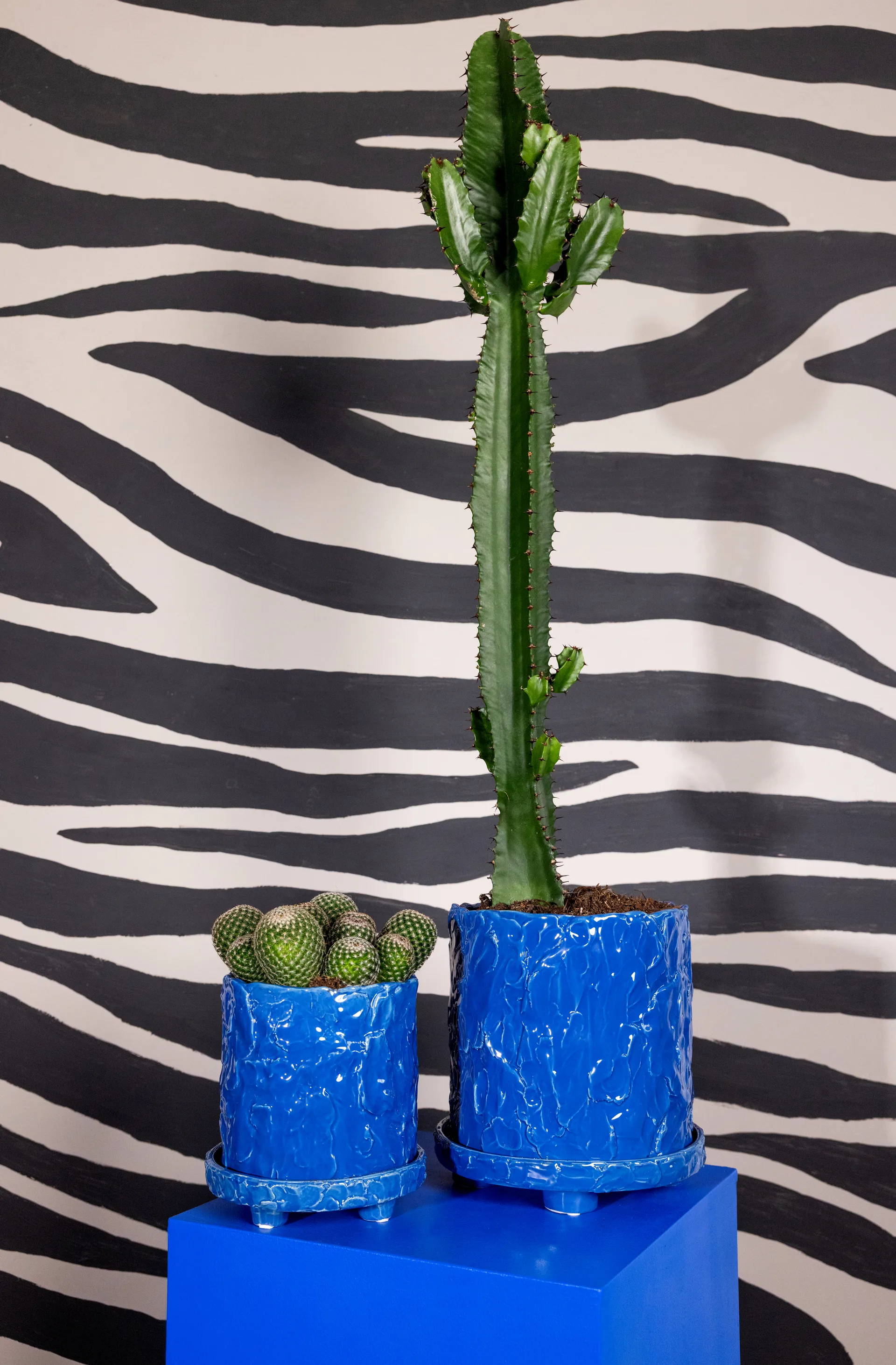 Muddy 大号花盆 直径23cm, 蓝色 Byon