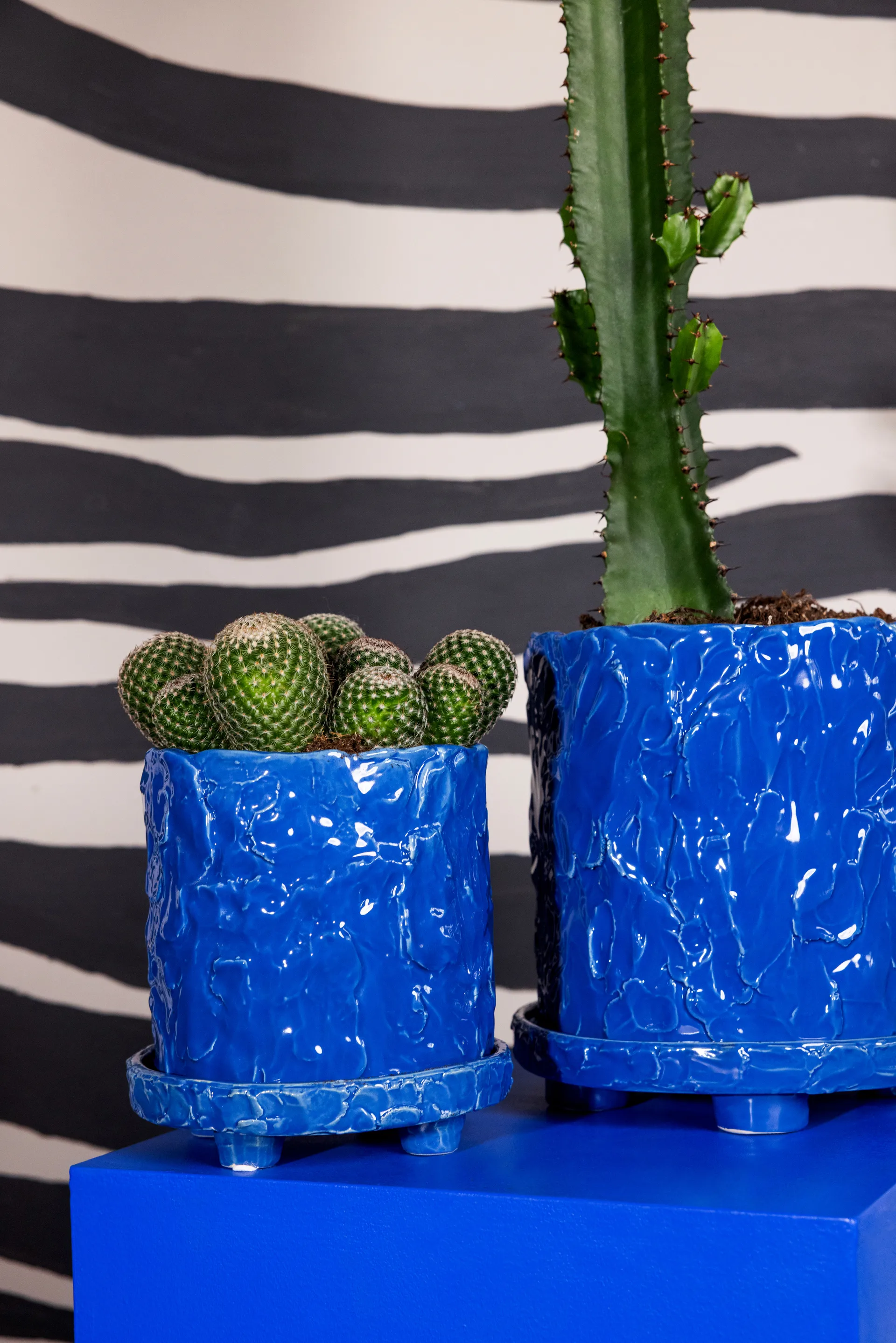 Muddy 大号花盆 直径23cm, 蓝色 Byon