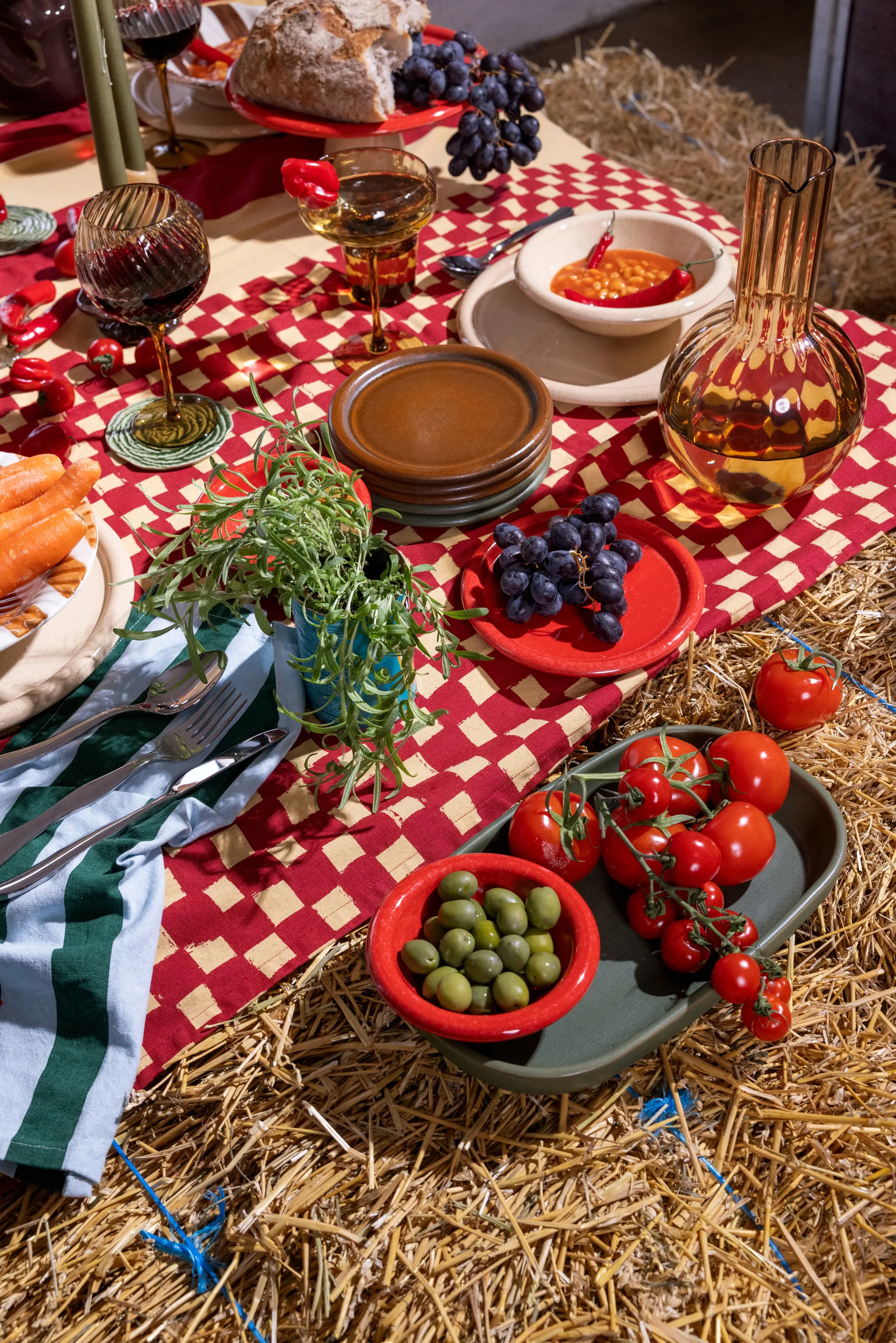 Opacity 水瓶/玻璃水瓶 1,9 L, 褐色 Byon