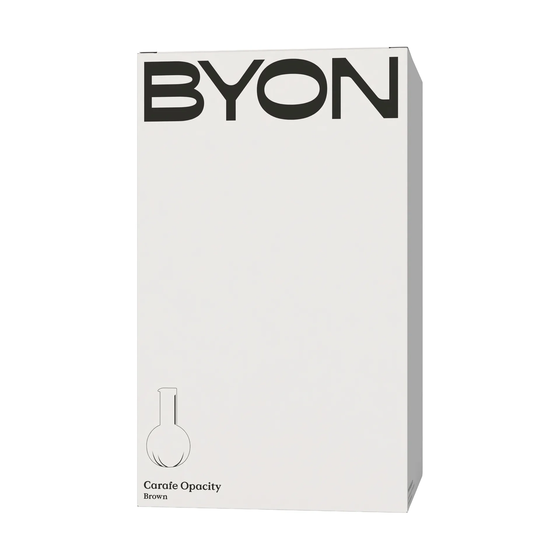 Opacity醒水瓶 1,9升, 棕色 Byon