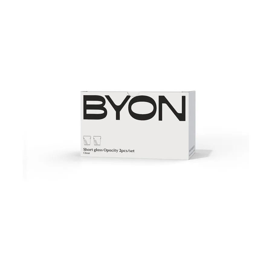 Opacity水杯 300ml 2件装, 透明 Byon