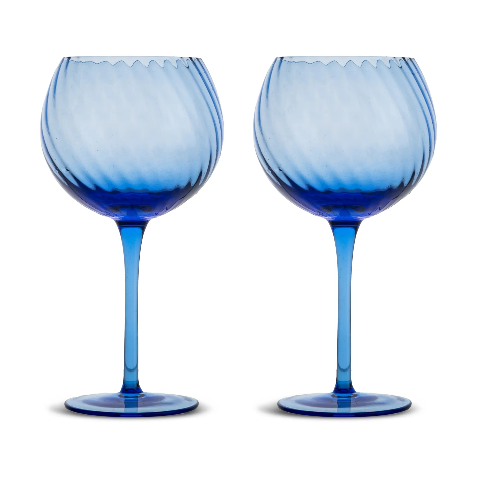 Opacity 葡萄酒杯470ml 2件装, 蓝色 Byon
