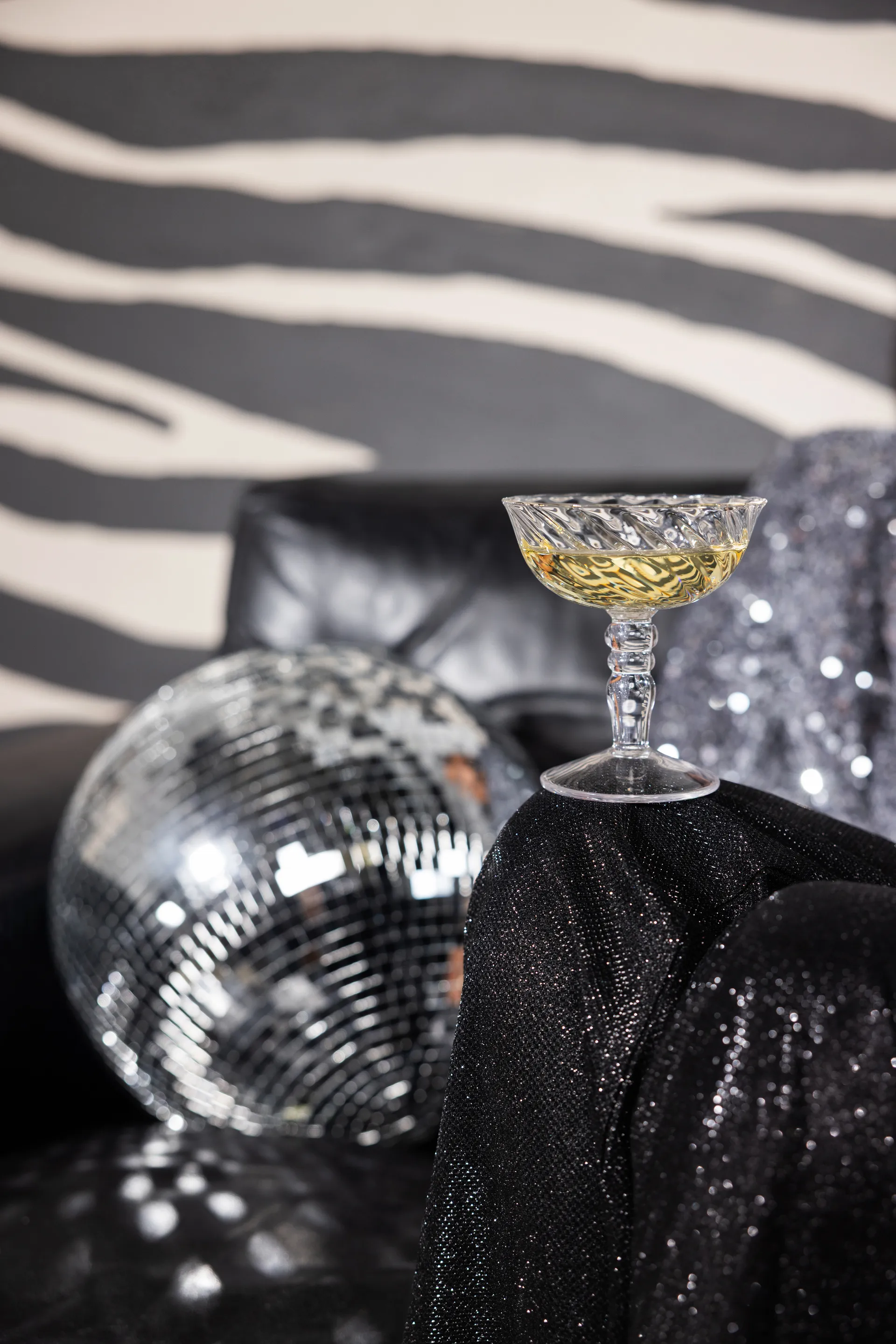 Opacity Italian champagne coupe 15 cl 两件套装, 透明 Byon