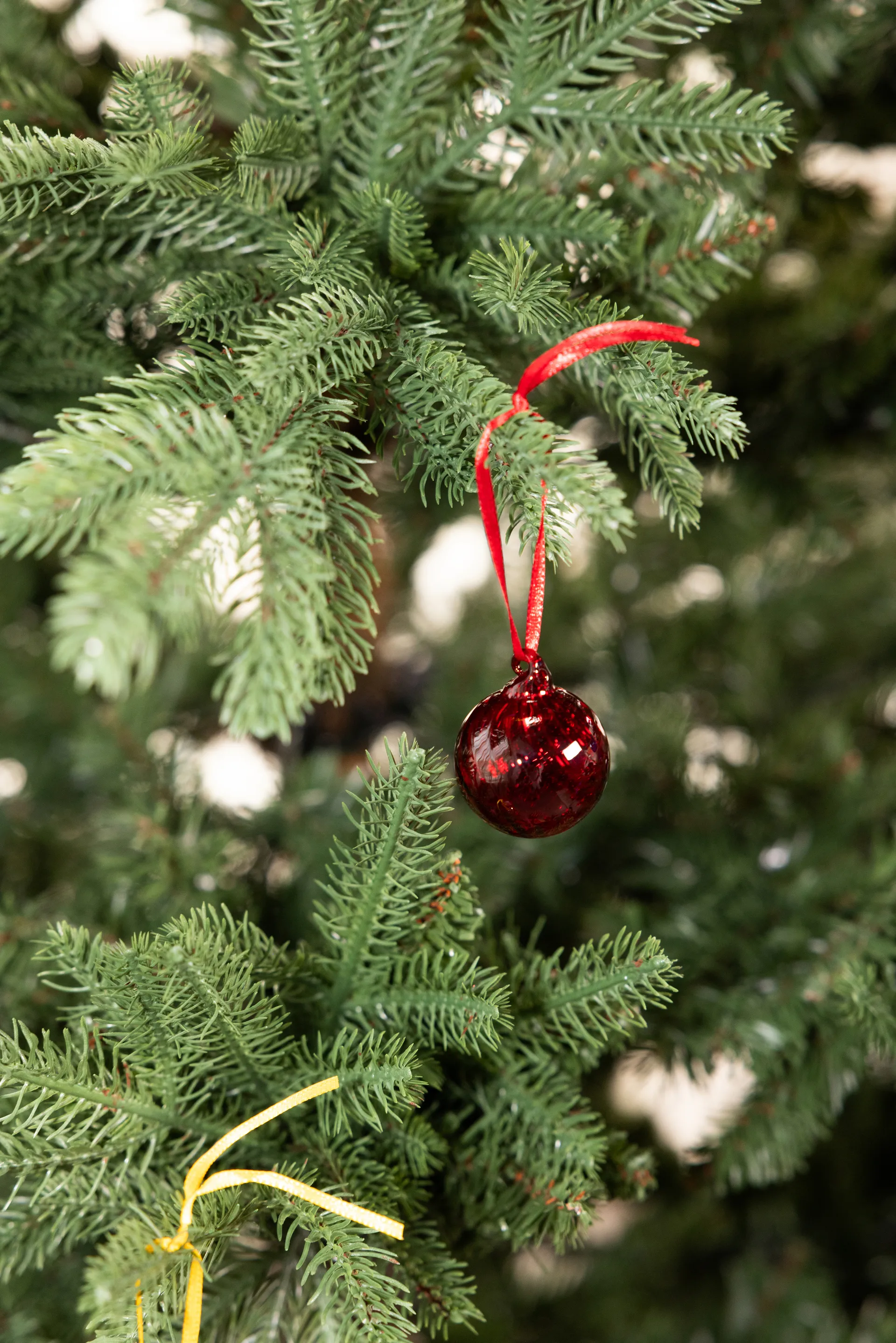 Opacity 圣诞树摆设/挂件/装饰 XS Ø4 cm 两件套装, 红色 Byon