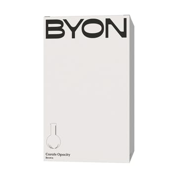 Opacity 水瓶/玻璃水瓶 - 褐色 - Byon