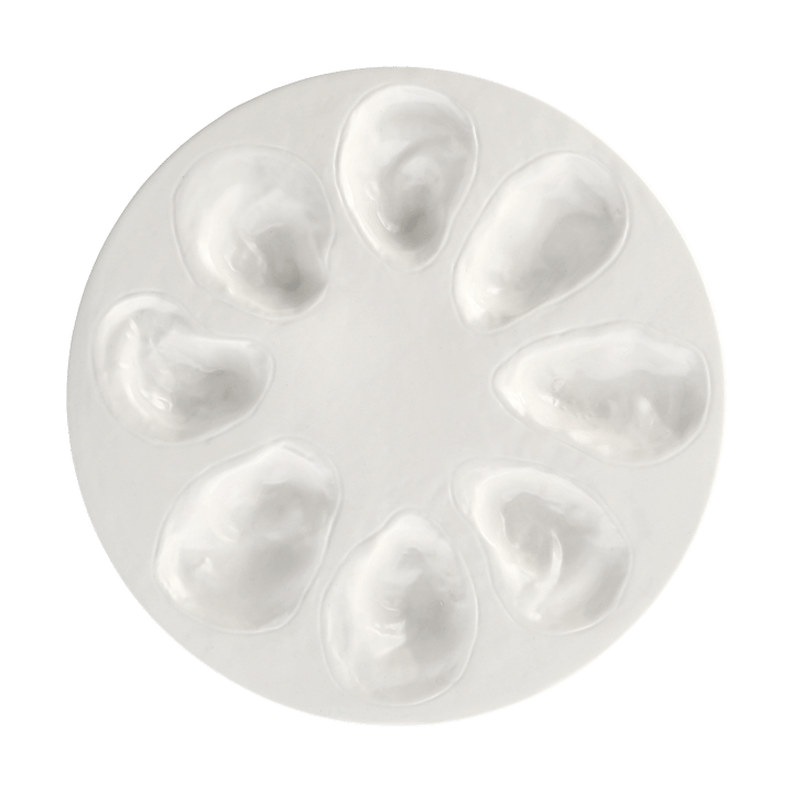 Oyster 盘子 Ø27 cm - 白色 - Byon