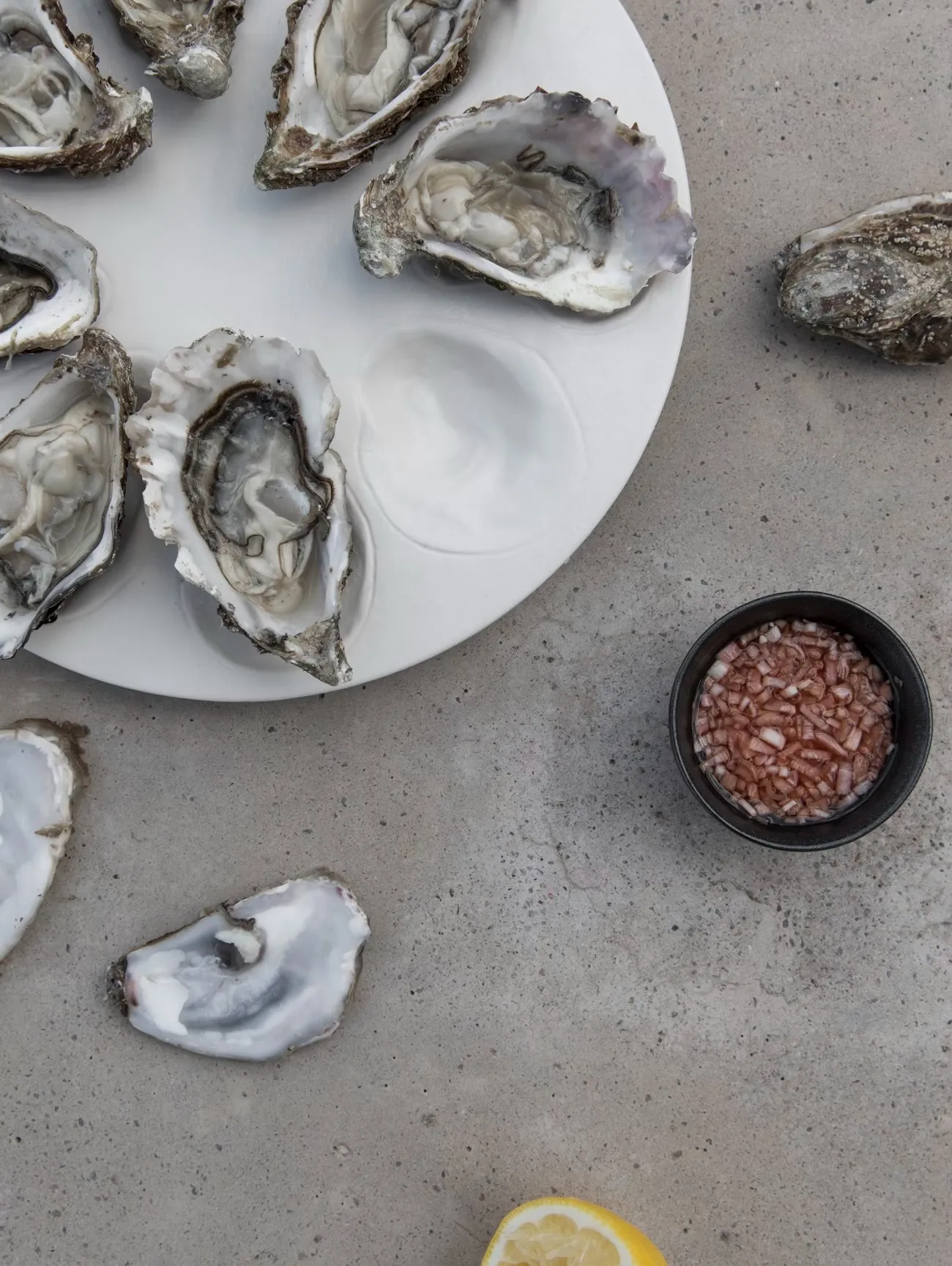 Oyster 餐盘 Ø27cm, 白色 Byon