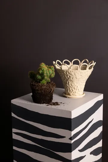 Patty 小号花盆 直径25cm - 米色 - Byon