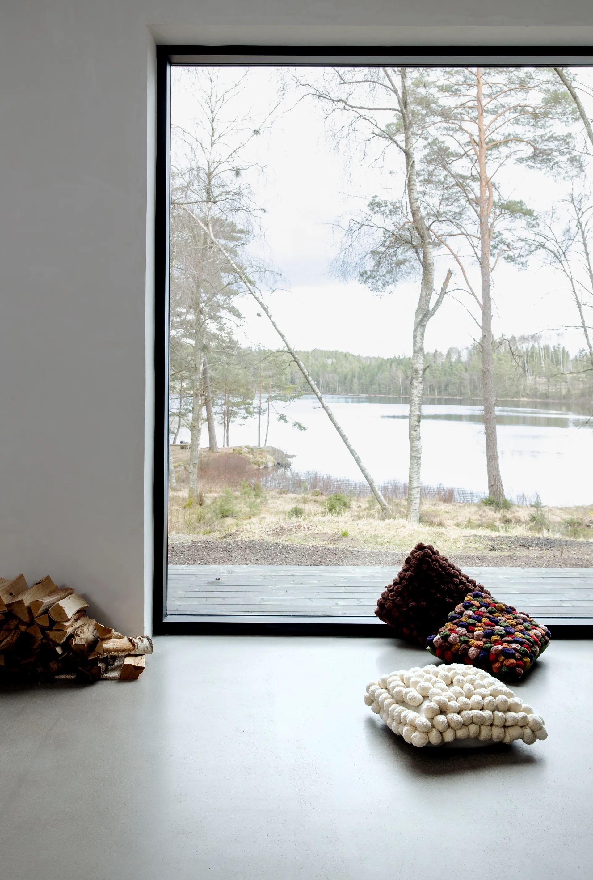 Pom Pom 靠枕|靠垫 45x45 cm, off 白色 Byon