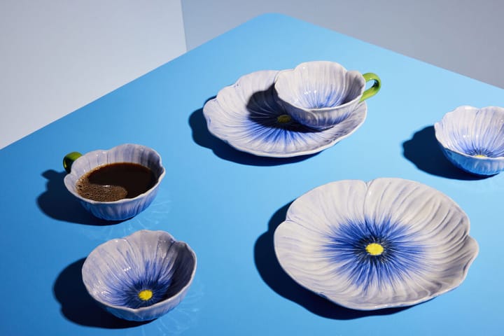Poppy 花朵系列 北欧风陶瓷餐具 碗 11cm , 蓝色 Byon
