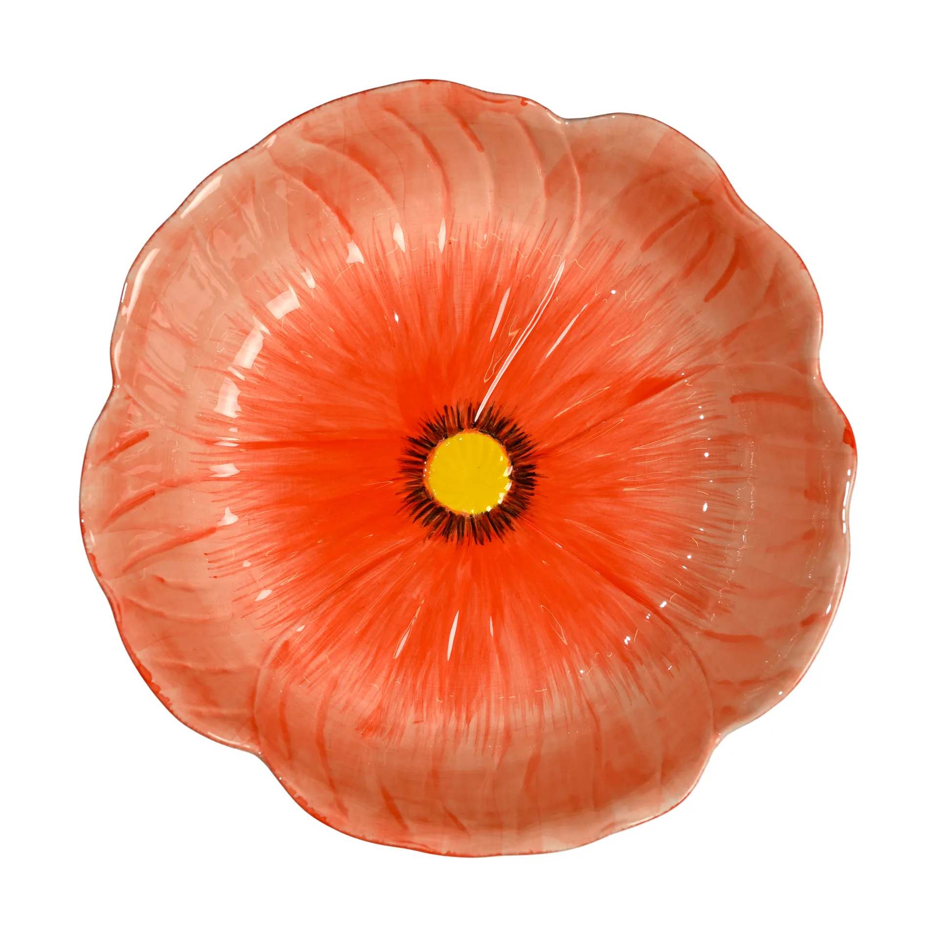 Poppy 花朵系列 北欧风陶瓷餐具 碗, 红色, Ø30 cm Byon