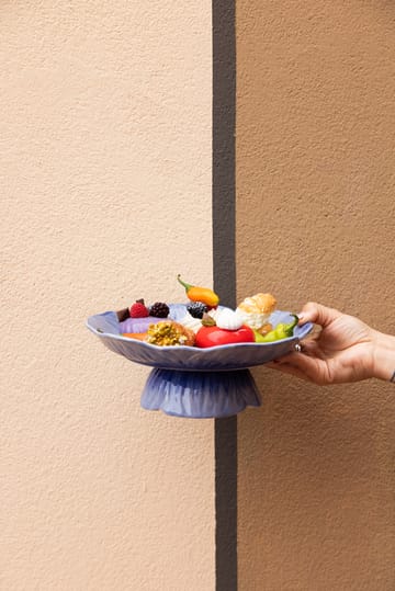 Poppy cake stand Ø26 cm - 蓝色 - Byon