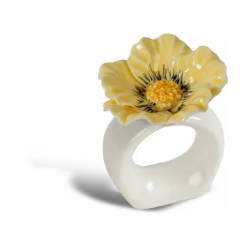 Poppy 餐巾环  两件套装 - 米色 - Byon