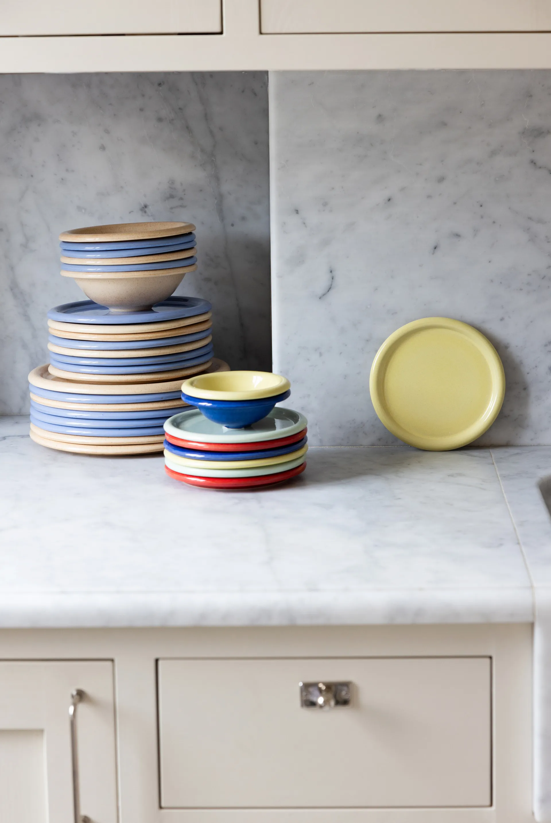 Porto 碟子 小 Ø17 cm, 黄色 Byon