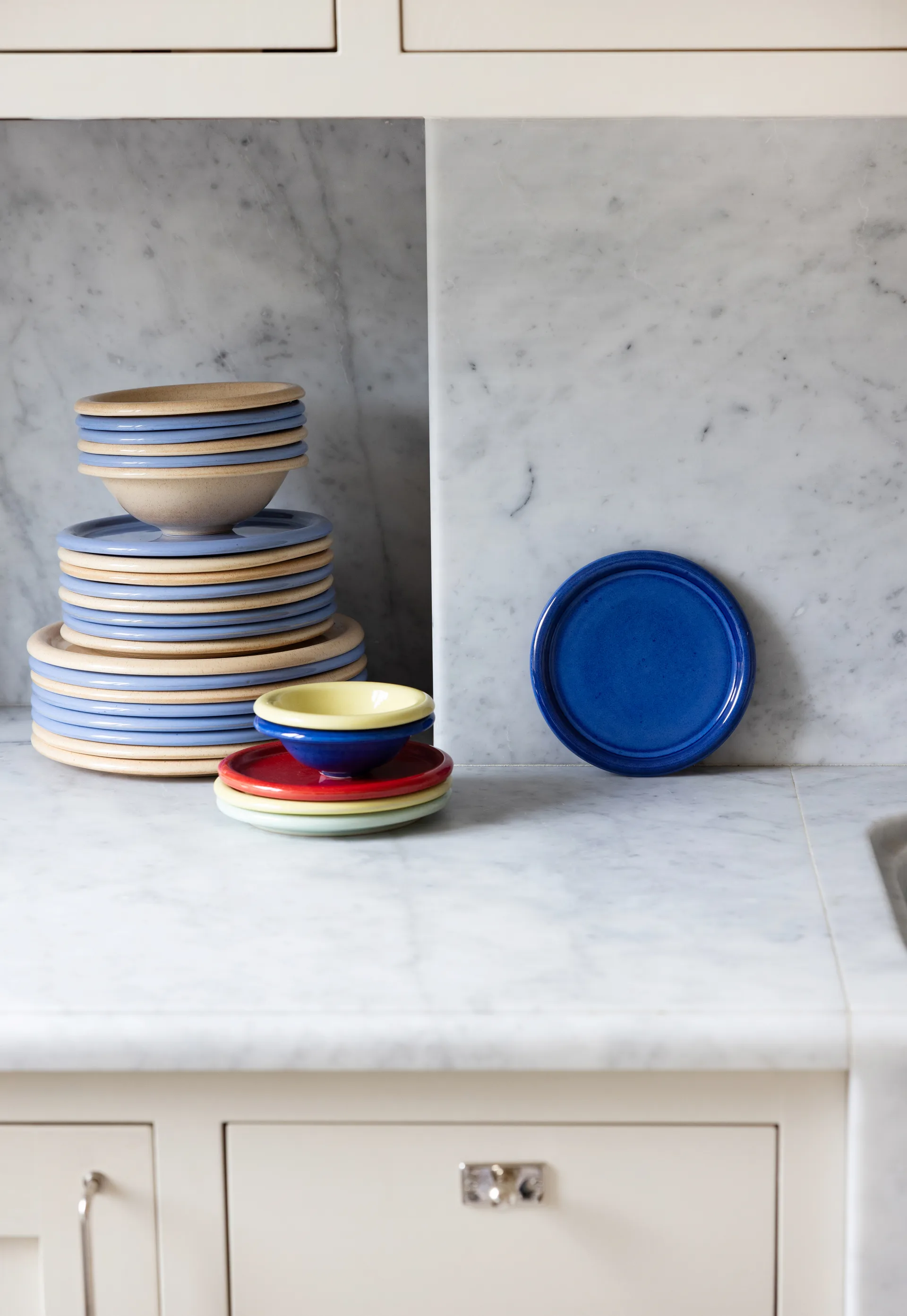 Porto 碟子 小 Ø17 cm, 蓝色 Byon