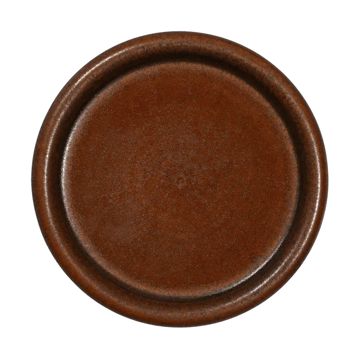 Porto小号碟 Ø17cm - 棕色 - Byon