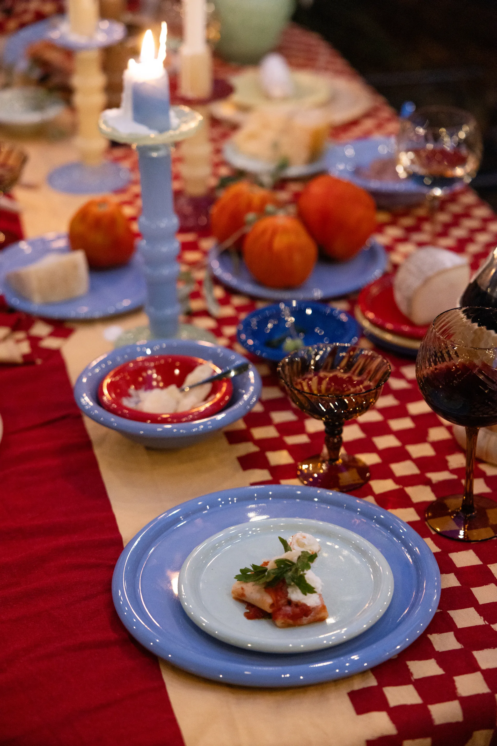 Porto系列 葡萄牙手工陶瓷餐具 碗_Ø18cm , 浅蓝 Byon