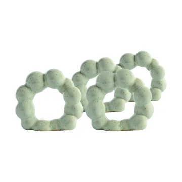 Porto 餐巾环 4件装 - 薄荷绿色 - Byon