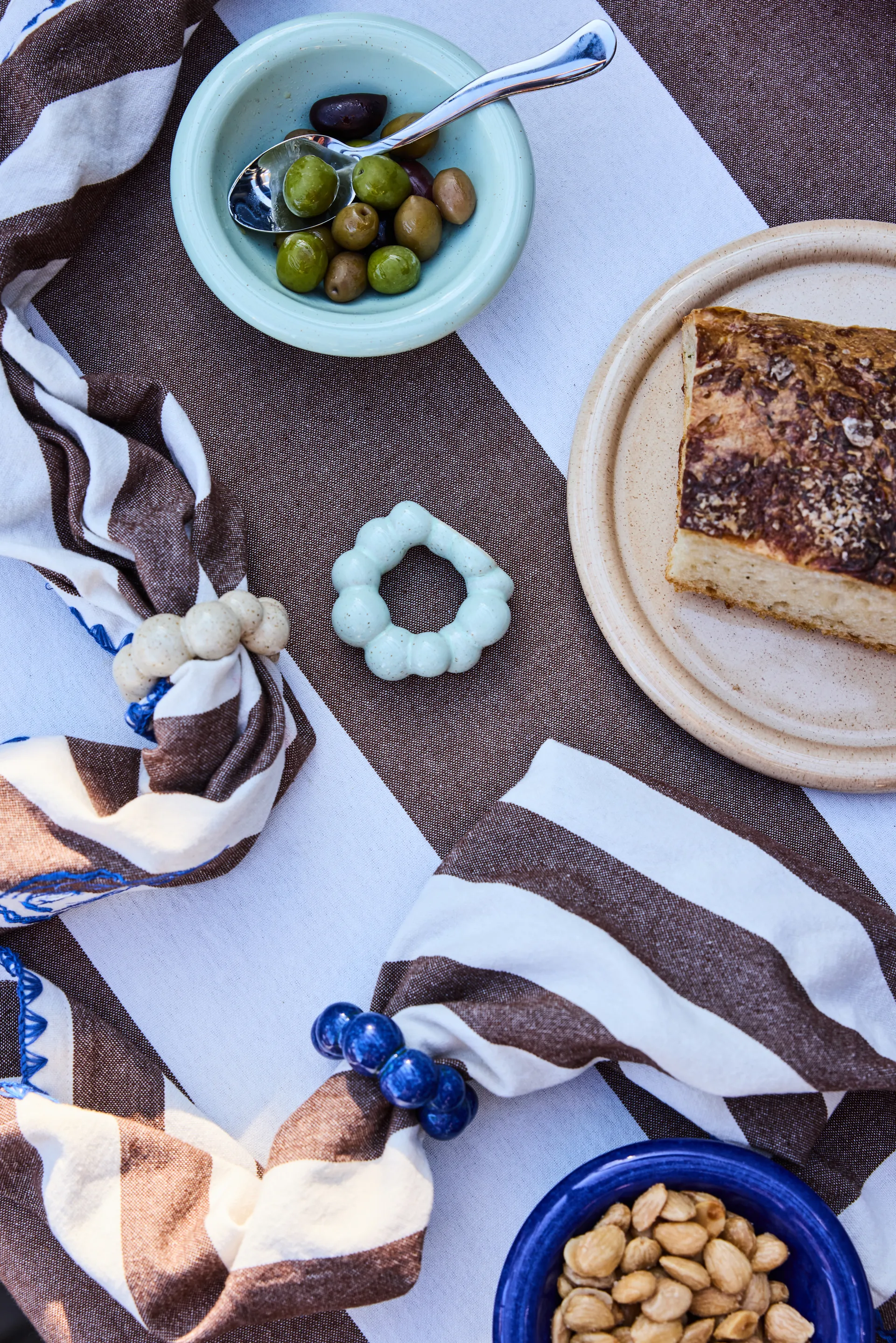 Porto 餐巾环  四件套装, 薄荷绿 绿色 Byon