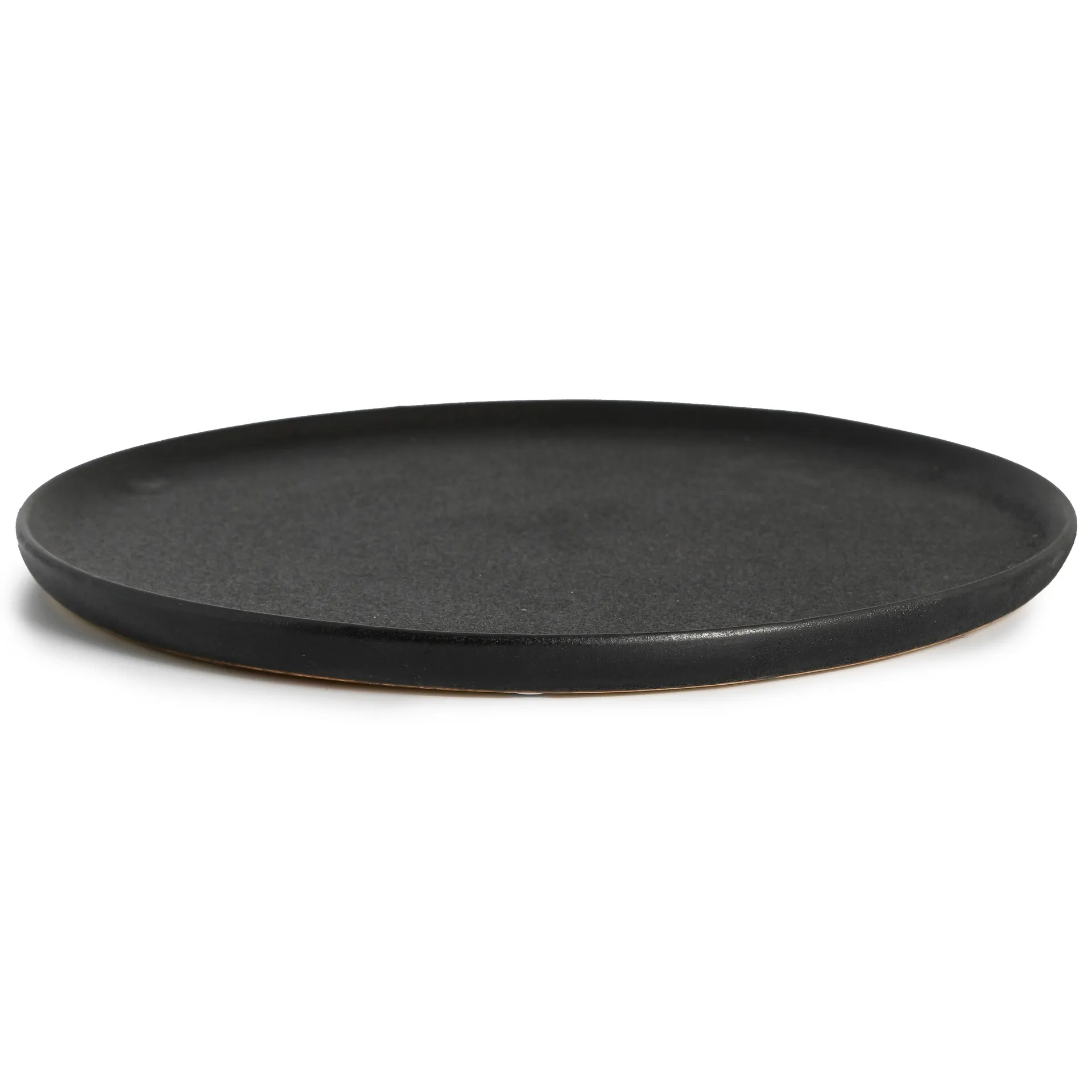 Raw Black 盘子 Ø27cm, 黑色 Byon