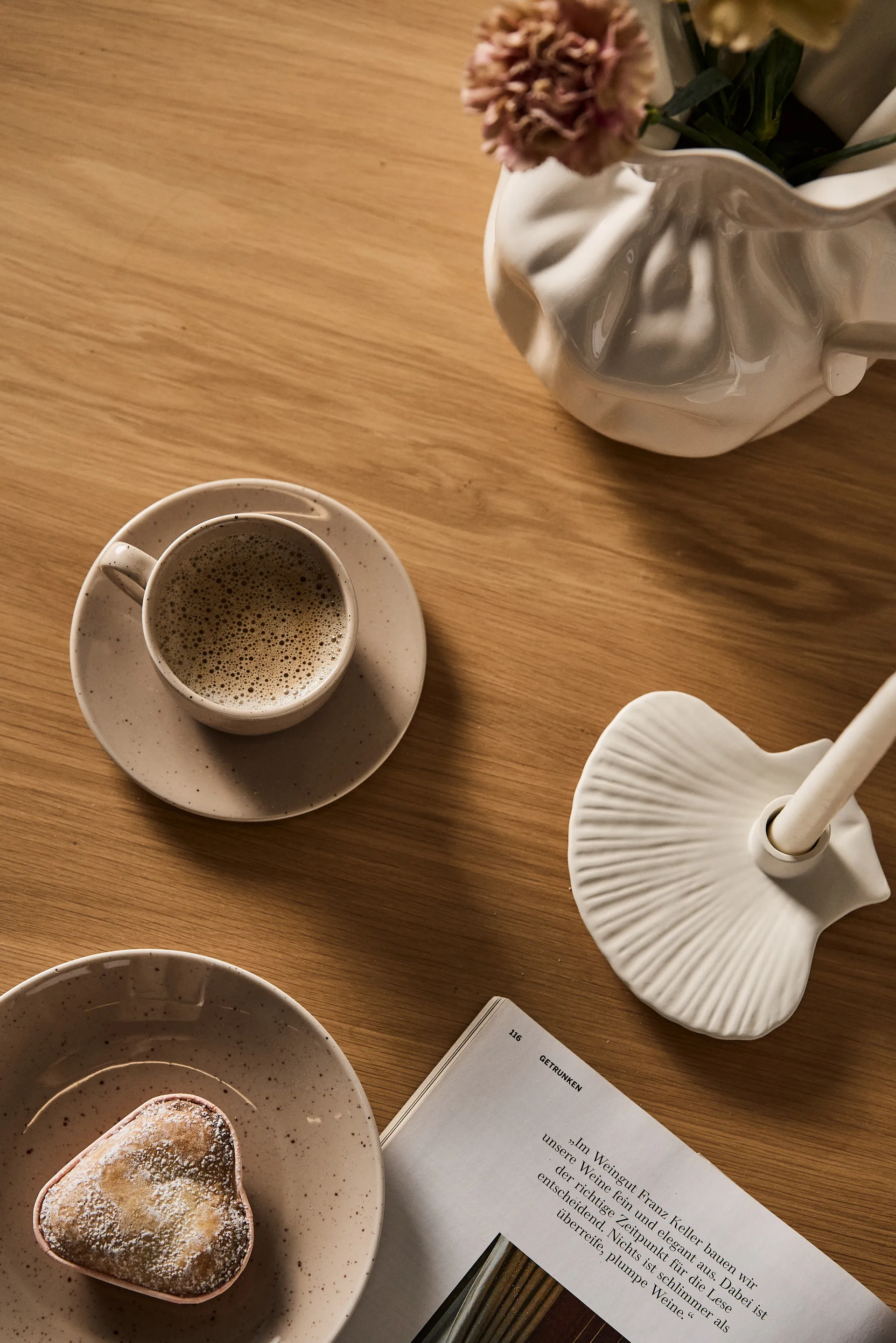 Shell 烛台 15.5 cm, 白色 Byon