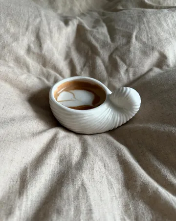 Shelley 杯子 280ml 2件装 - 白色 - Byon
