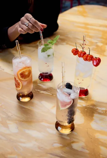 Spice 高杯 38cl 2只装 - 清澈红色 - Byon