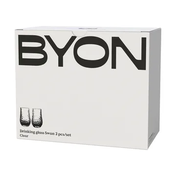 Swan水杯 2件装 - 透明 - Byon