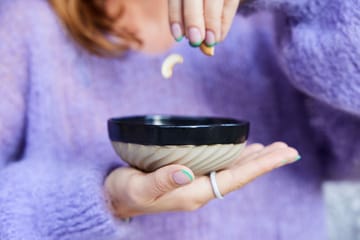Swirl 碗  Ø11 cm - 黑色-米色 - Byon