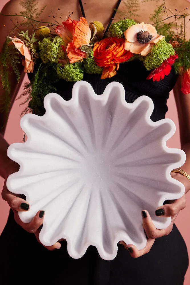 Tachi 碗 Ø30.5 cm, 大理石色 Byon