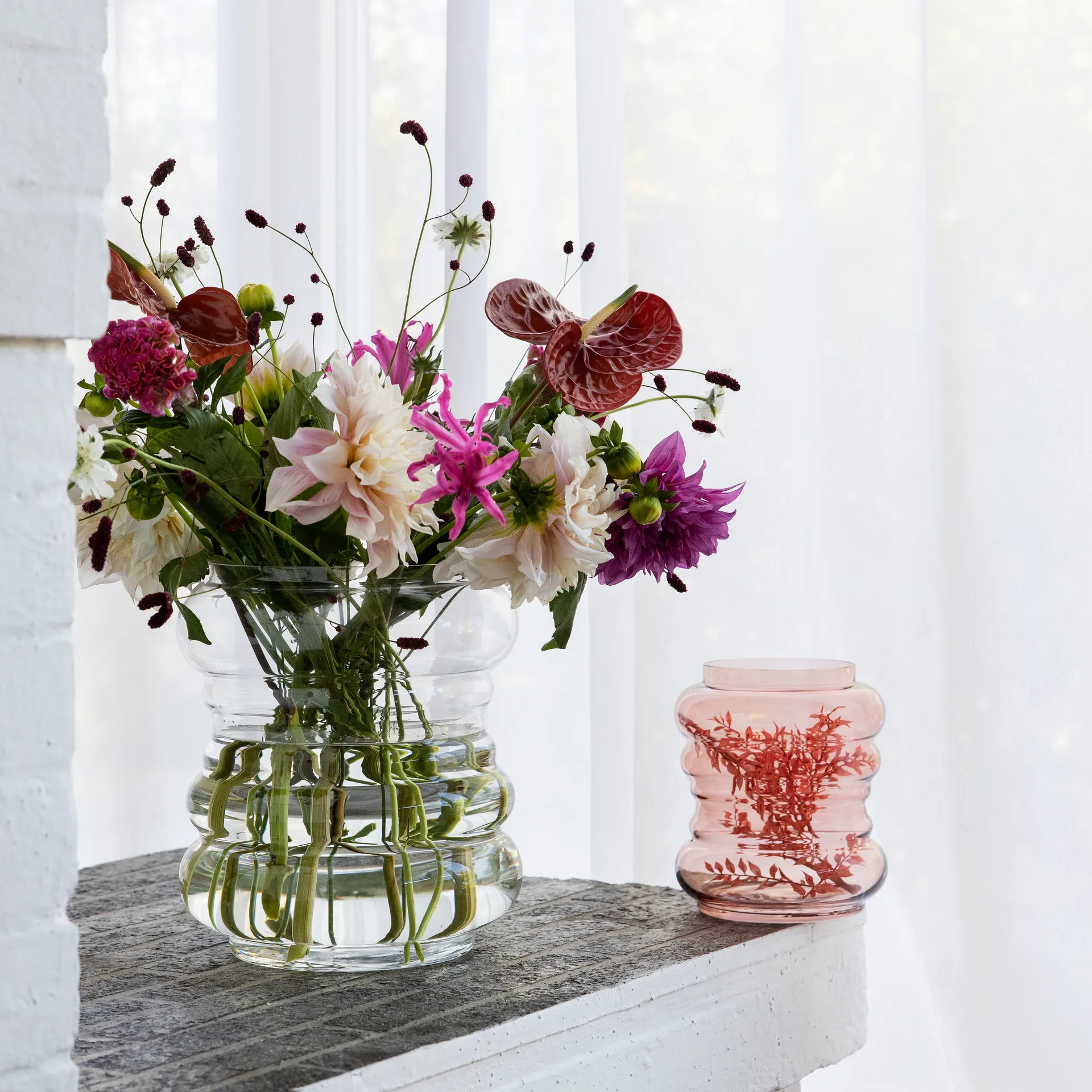 Trixibelle 花瓶 20cm, 红色 Byon