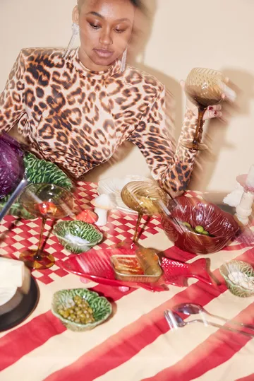 Veggie 碗Ø20cm - 酒红色 - Byon