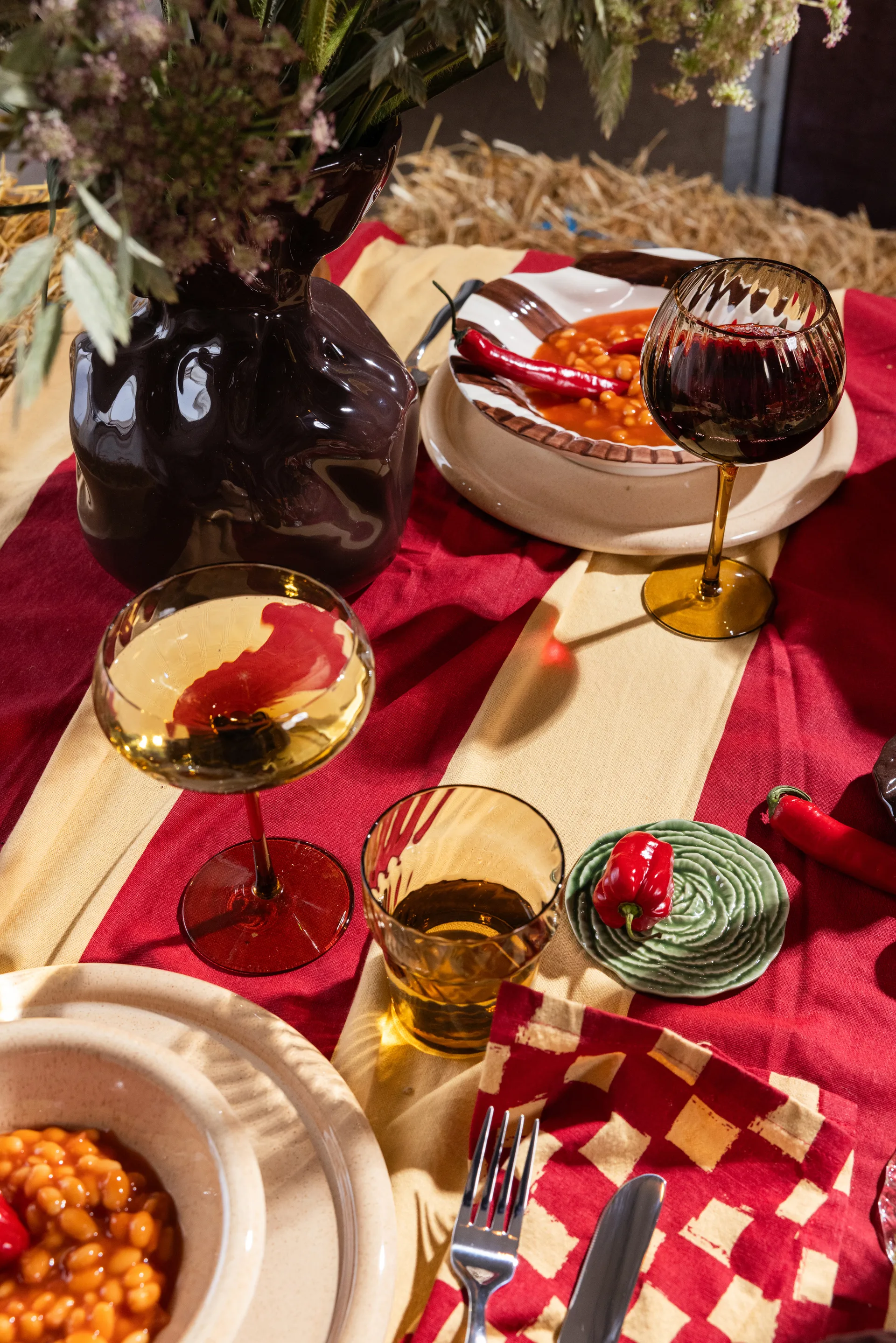 Veggie coasters Ø10 cm 两件套装, 绿色 Byon