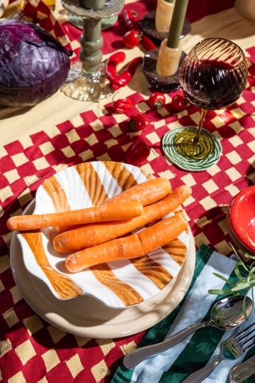 Veggie coasters Ø10 cm 两件套装 - 绿色 - Byon