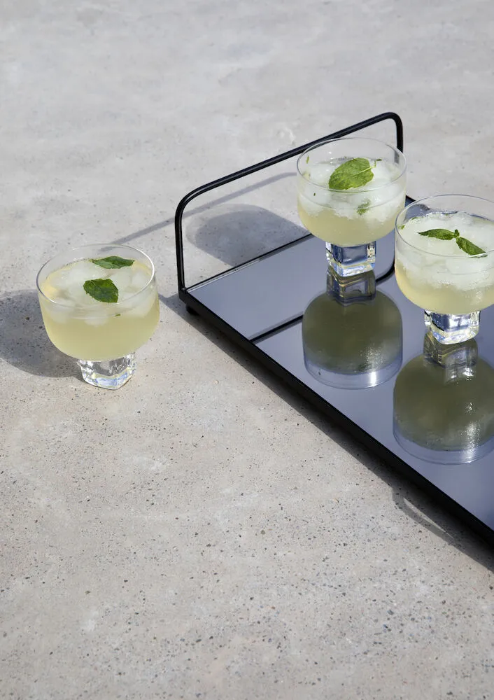 Victoria 玻璃 35 cl 两件套装, Clear Byon