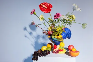 果香公鸡碗 - 蓝色 - Byon