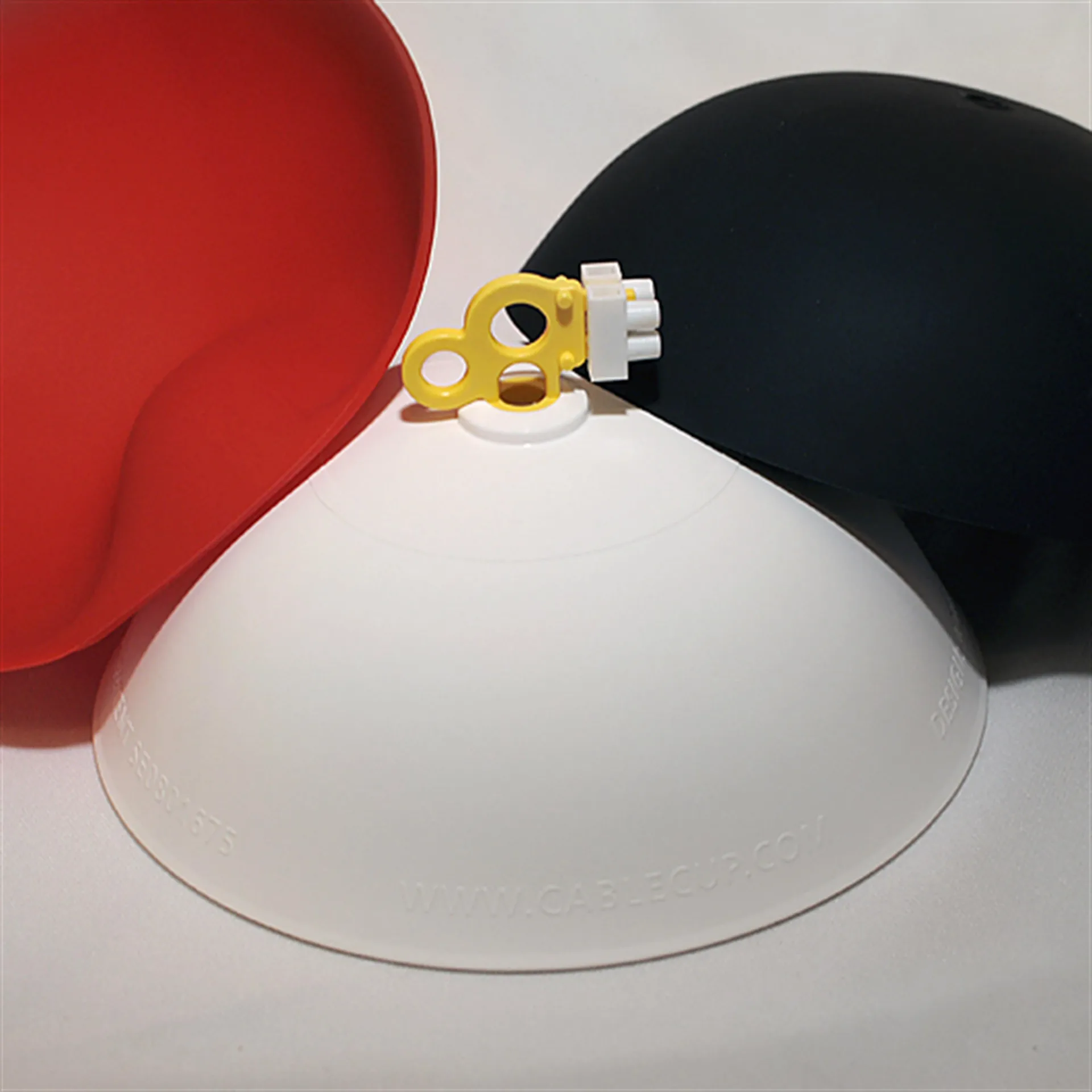 CableCup 吊灯顶盖, 黑色 CableCup