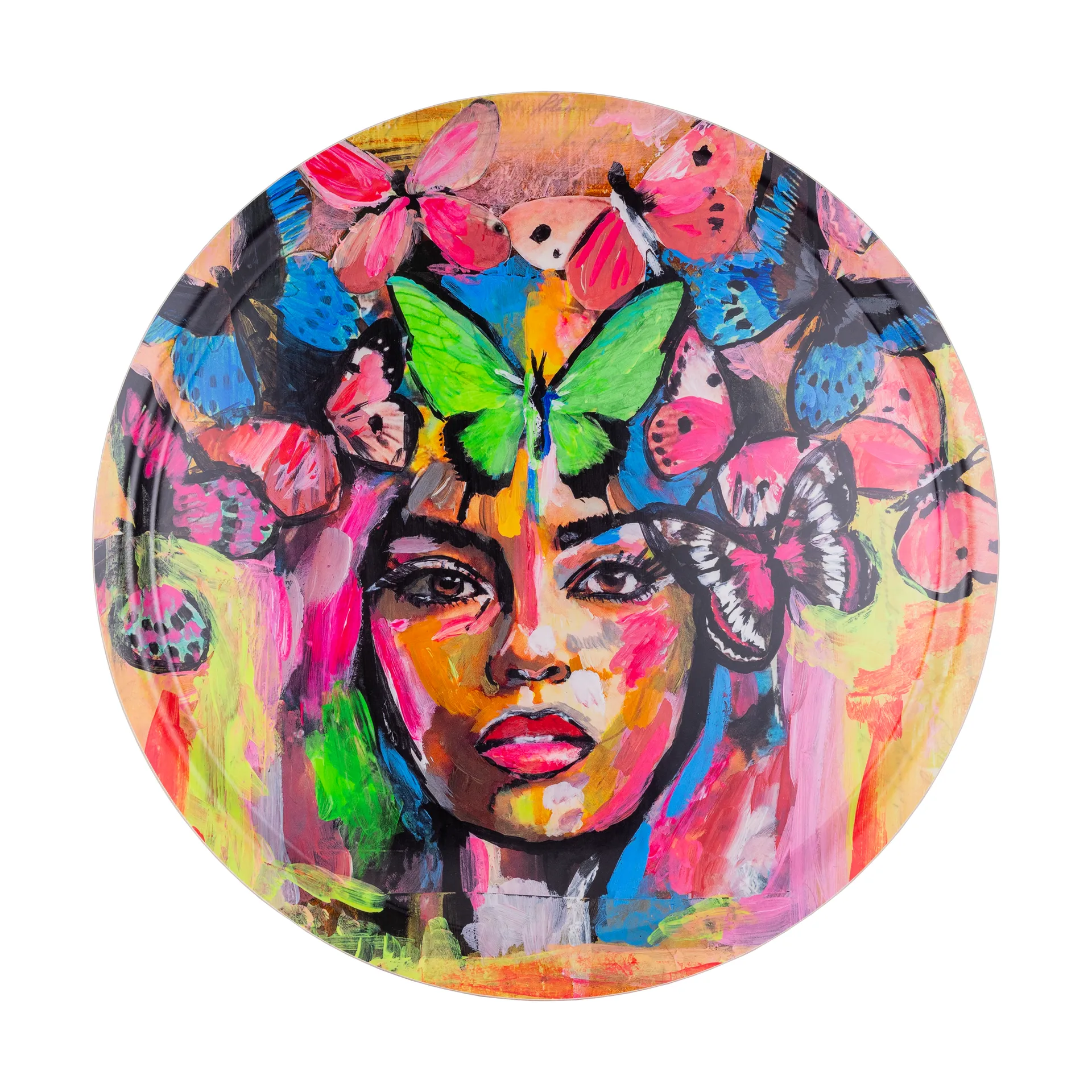 Coming back to life 托盘 Ø46 cm, 彩色 Carolina Gynning