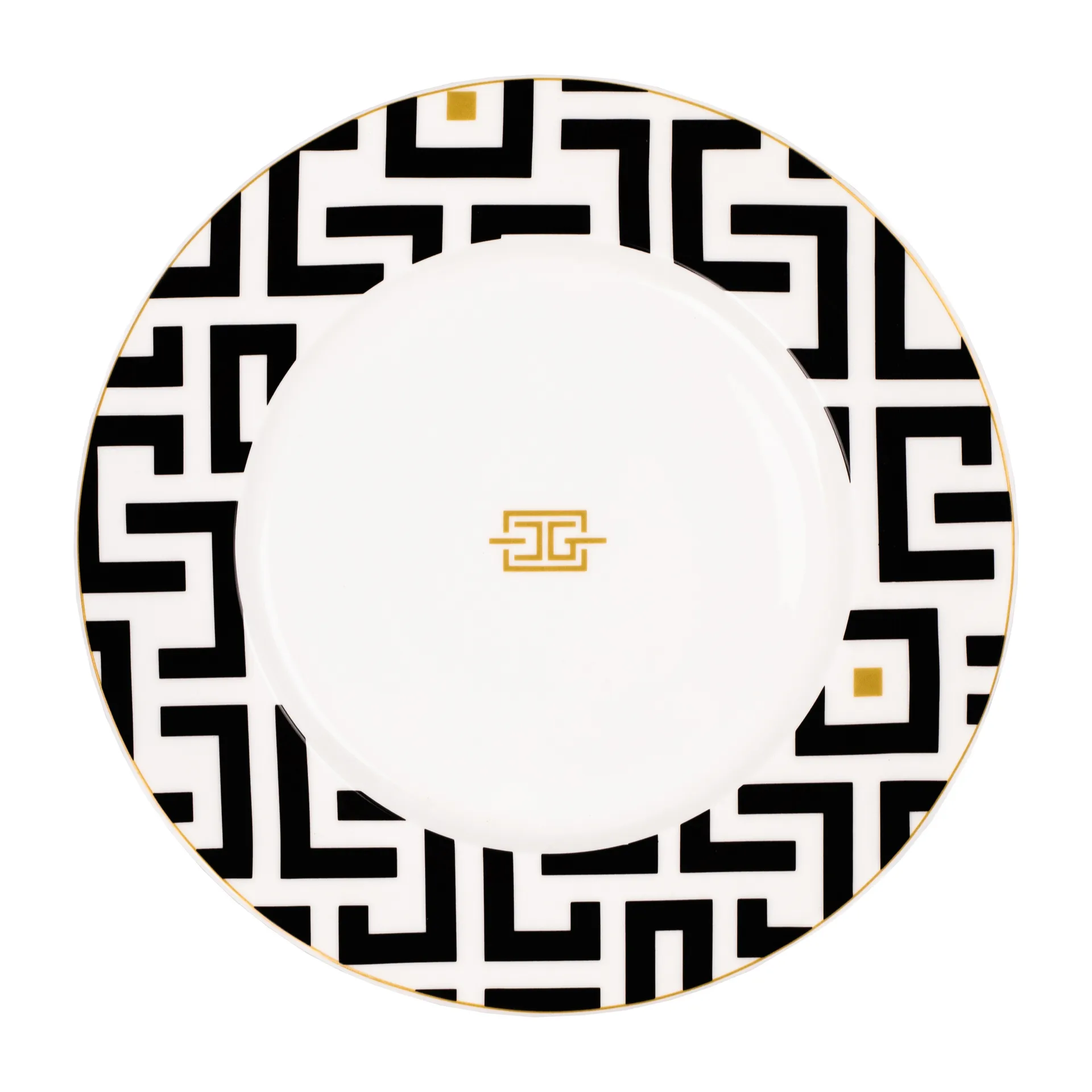 DECO 盘 Ø29cm, 白色_黑色 Carolina Gynning