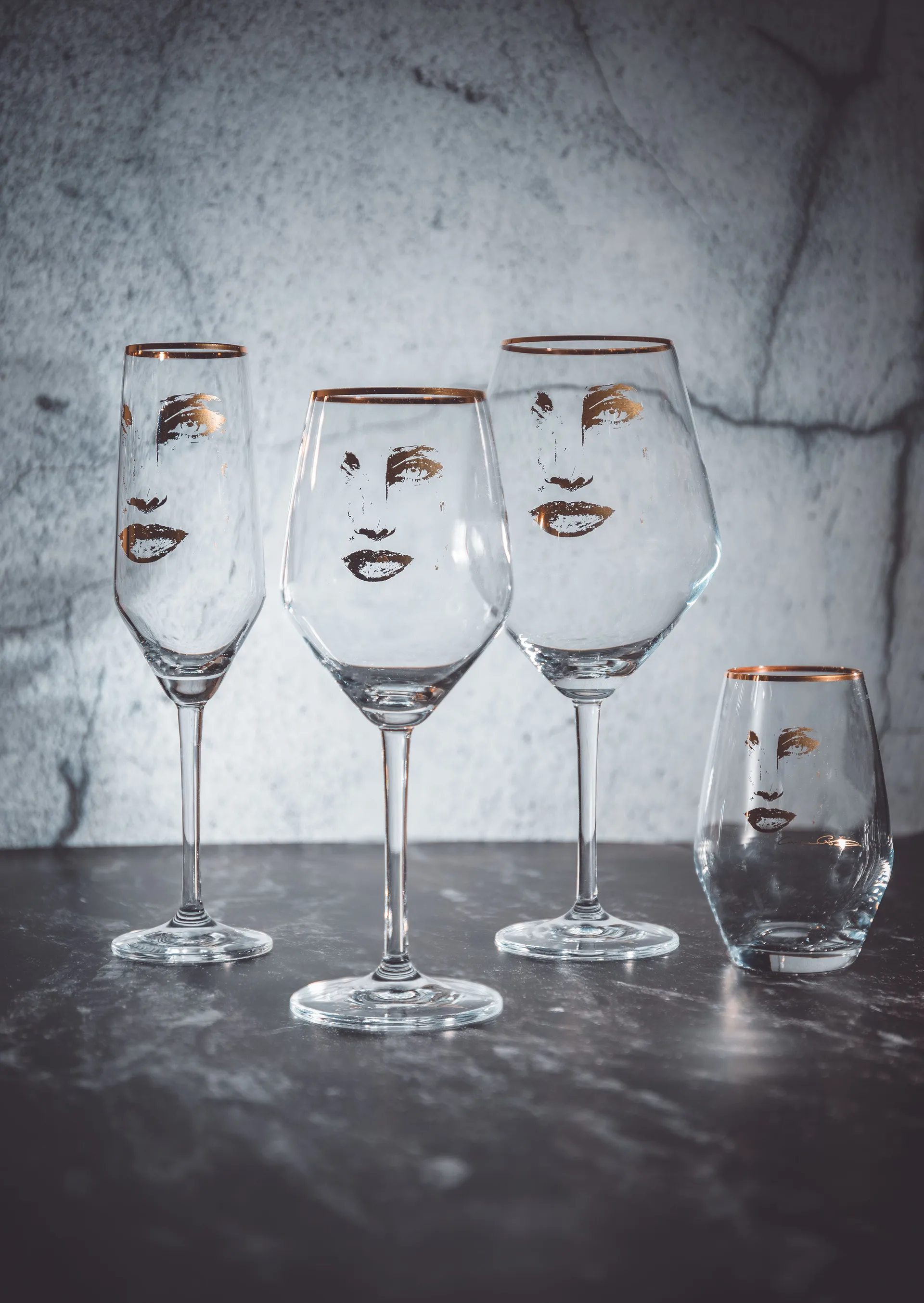 Gold Edition Piece of Me 桃红/白葡萄酒杯, 40 cl Carolina Gynning