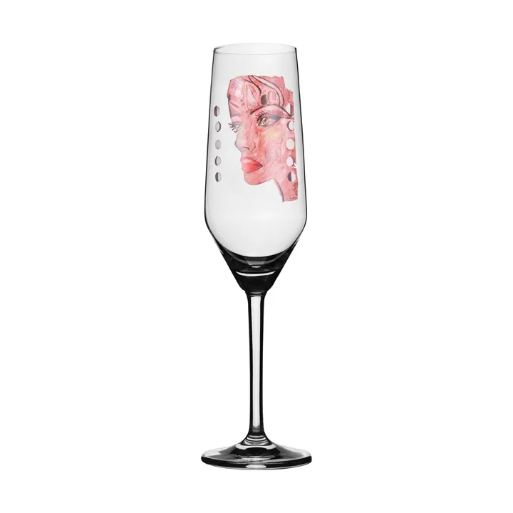 Moonlight Queen 香槟杯 300ml - 粉色 - Carolina Gynning