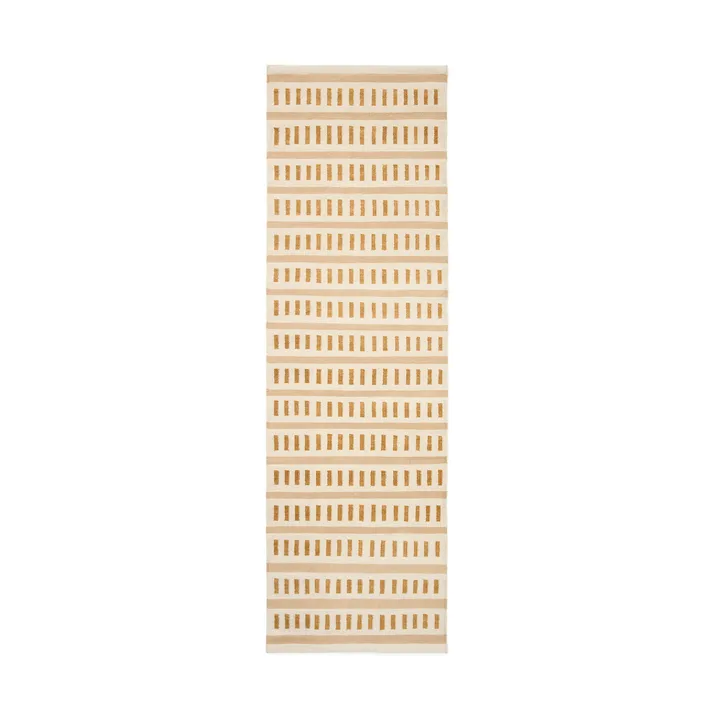 拉达克羊毛地毯 - 米白-米色-玛萨拉黄_80x250cm - Chhatwal & Jonsson