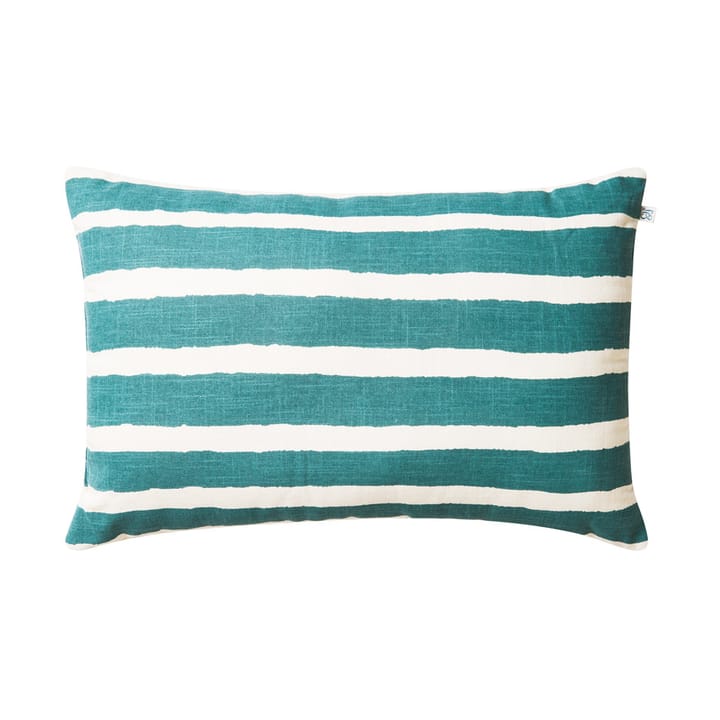 Block Stripe outdoor 靠枕|靠垫 40x60 cm, 天堂蓝-米白色 Chhatwal & Jonsson