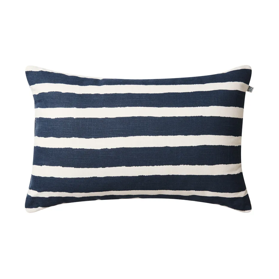 Block Stripe户外坐垫40x60cm, 蓝白拼色 Chhatwal & Jonsson