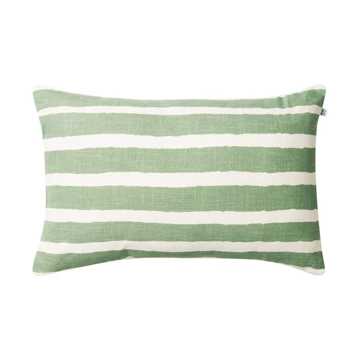 Block Stripe户外坐垫40x60cm - 鼠尾草绿白拼色 - Chhatwal & Jonsson