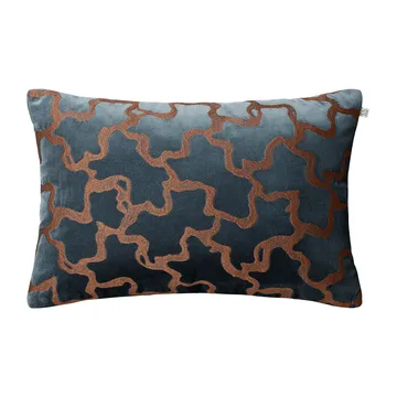 Chand 枕头套 40x60 cm - Sea 蓝色-cognac - Chhatwal & Jonsson