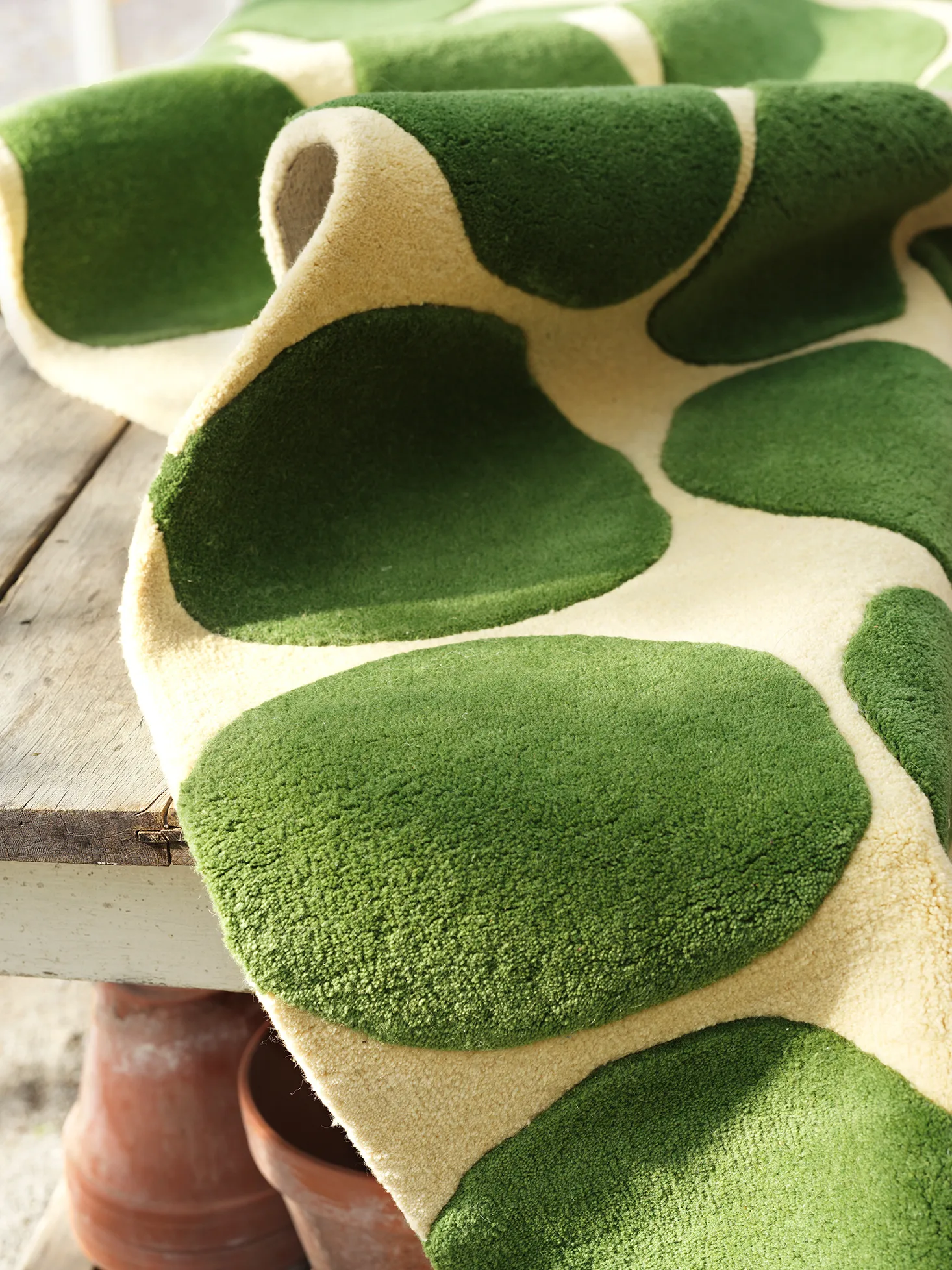 Dots 地毯, Khaki-cactus 绿色 180x270 cm Chhatwal & Jonsson